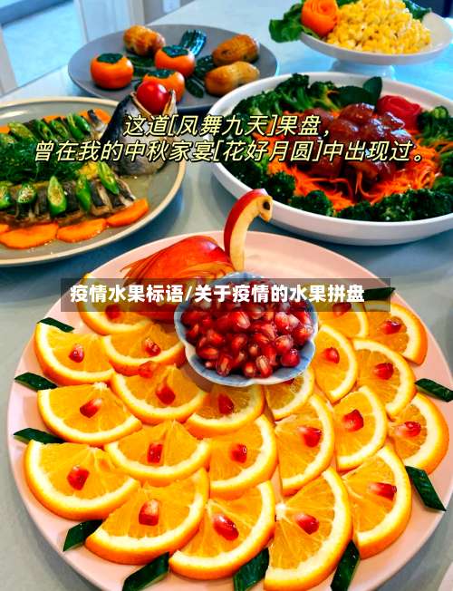 疫情水果标语/关于疫情的水果拼盘