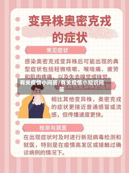有关疫情小问答/有关疫情小知识问答